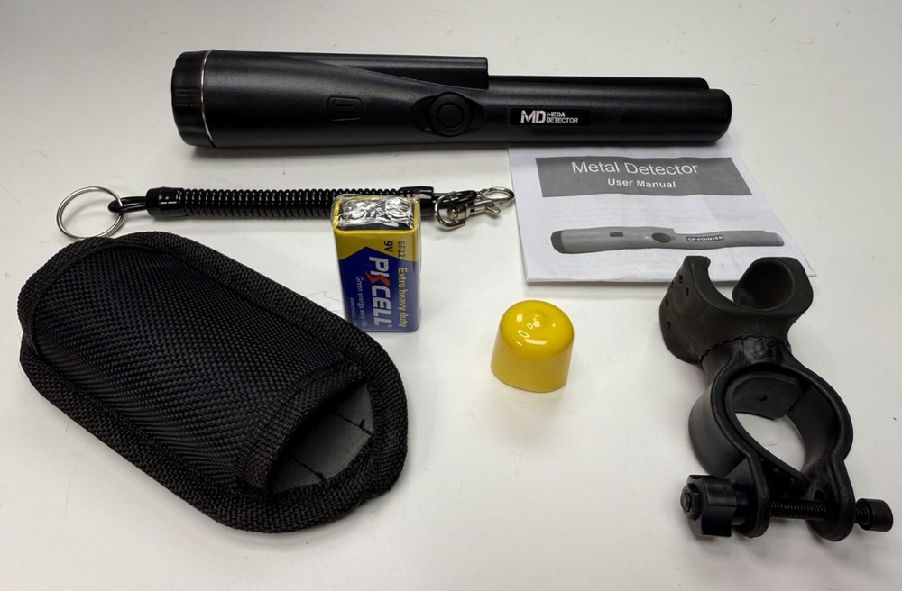 MegaDetector HandHeld Pinpointer Metal Detector For Beach Park Great Combo Set $