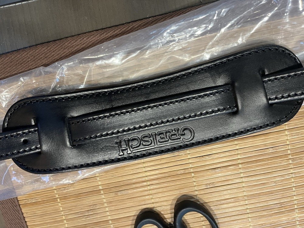 Gretsch Eldorado Leather Guitar Strap Black