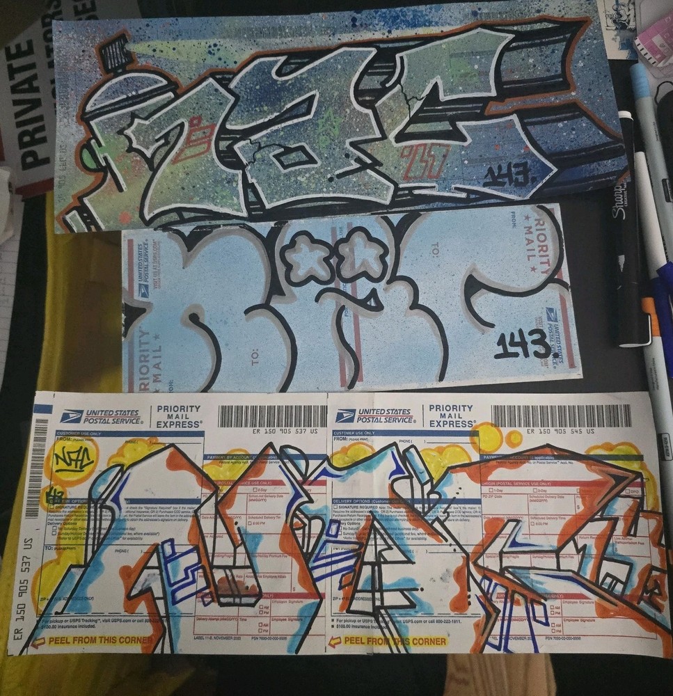 NY GRAFFITI Stickers: NAC