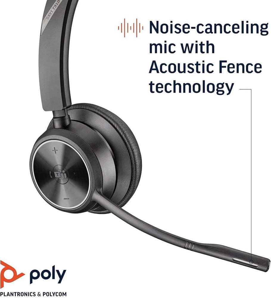 Poly Savi 7310 Ultra-Secure Wireless DECT Headset System