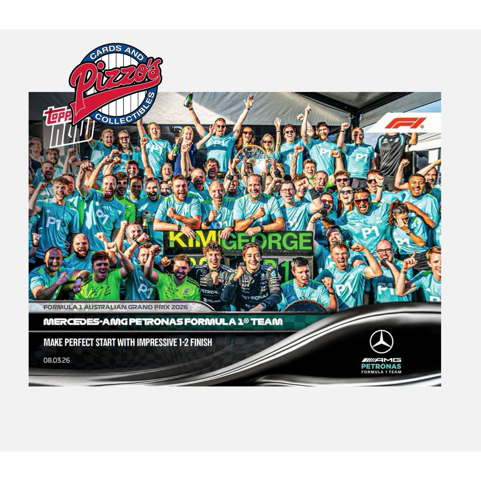 5-Card Bundle Australian GP 2026 Formula 1 Topps NOW Cards 12-16 Presale