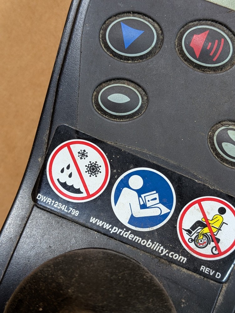 Pride Mobility Quantum Jazzy CTLDC1560 NE+ Plus 6 Key Switch Joystick Controller