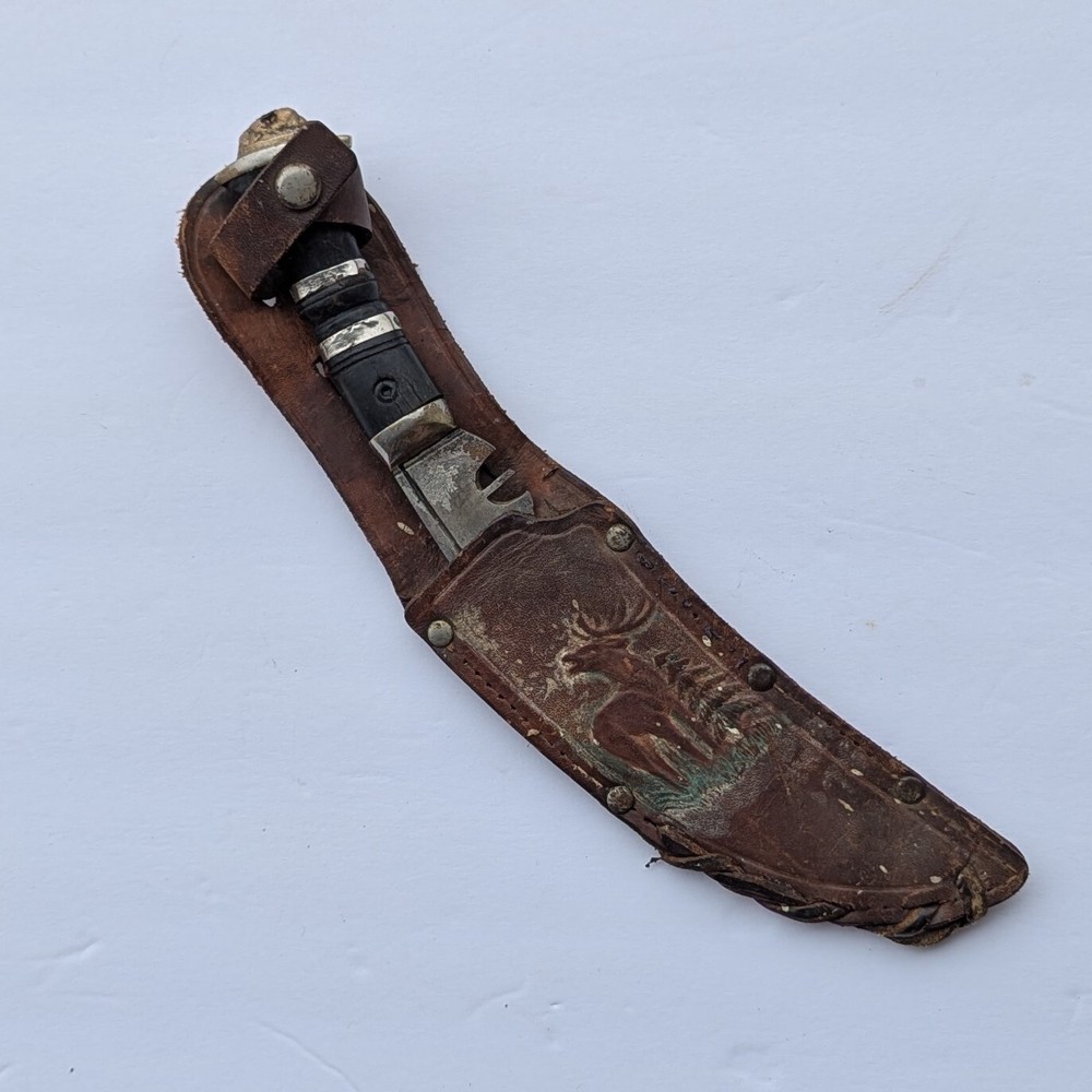 Vintage Kukri Knife w/ Leather Sheath