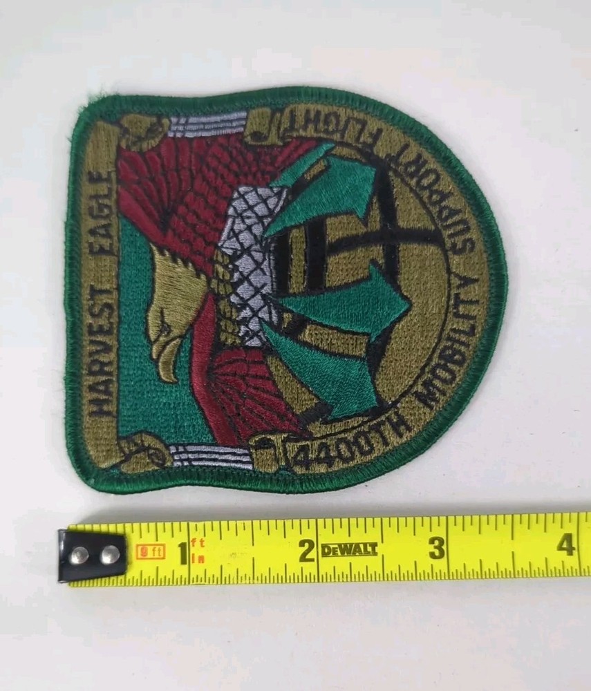 USAF HARVEST EAGLE 4400th Mobility Support Flight Squadron subdued Patch Unused
