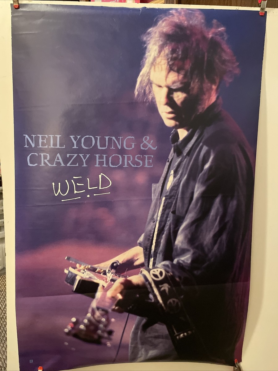 NEIL YOUNG "WELD" U.S. PROMO POSTER 23 X 35 Classic Guitar Rock Music Legend