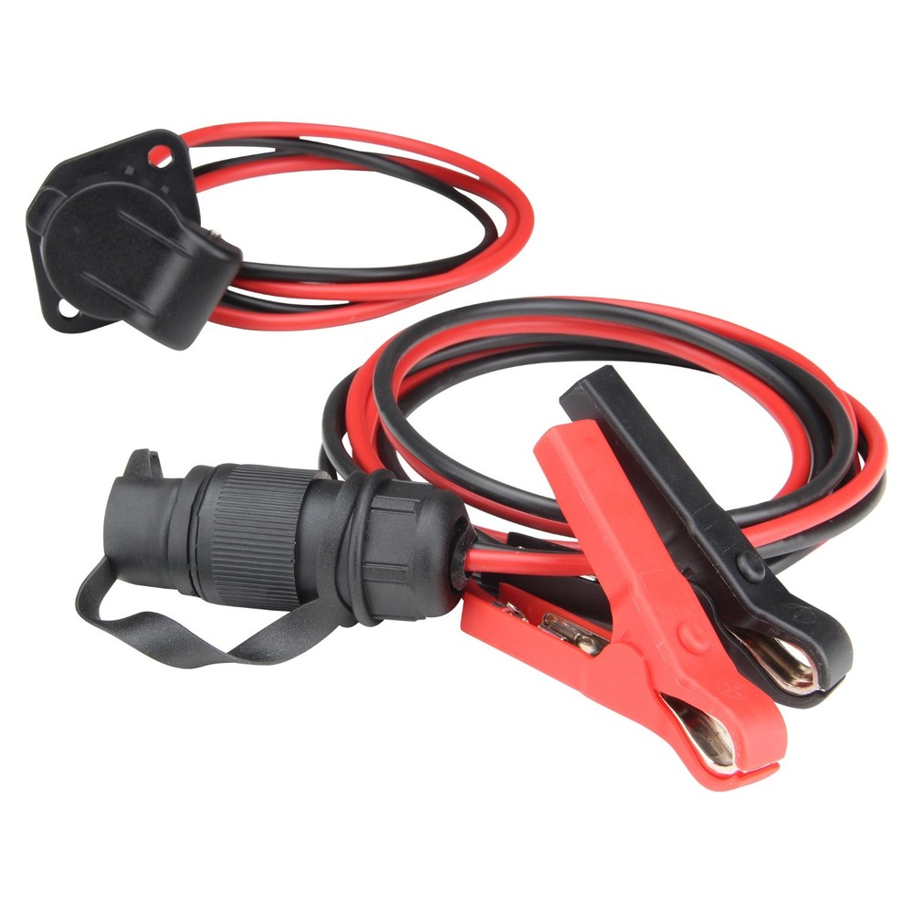Motorcycle Jump Starter Kit - Socket for Retrofitting + Fully Insulated Starter Cable