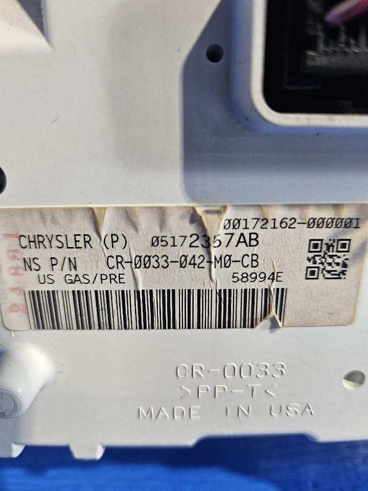 PTCRUISER 2009 Speedometer 8116