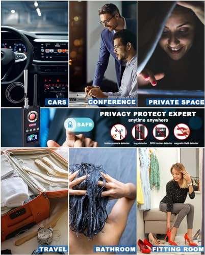 G66 Pro Hidden Camera Detector with AI Auto Scan, Magnetic GPS Tracker, Medium