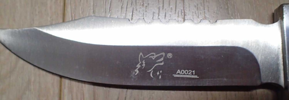 BER fixed blade knife with sheath UNUSED