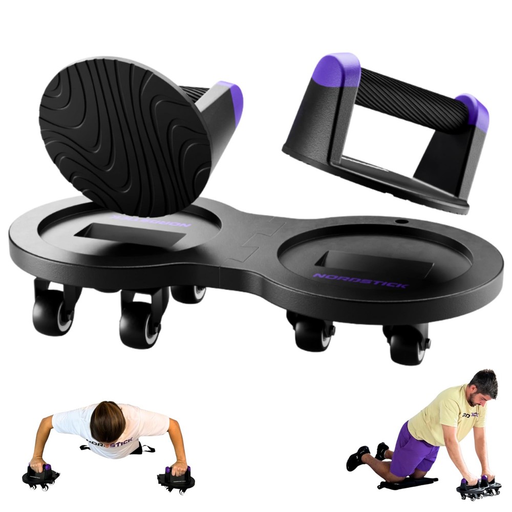 Multi Slider Home Gym Workout Device – All-in-One Core Training System Black