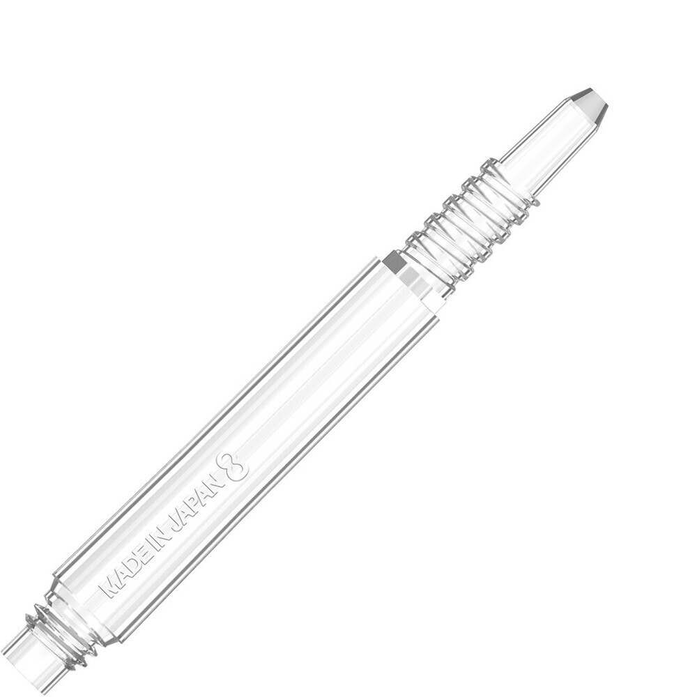 Target 8 Flight Locked Shaft Intermediate Clear (26mm)