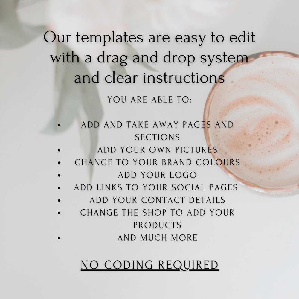 Premade Nail Website Template, Nail Tech Website Design, No coding require, Easy
