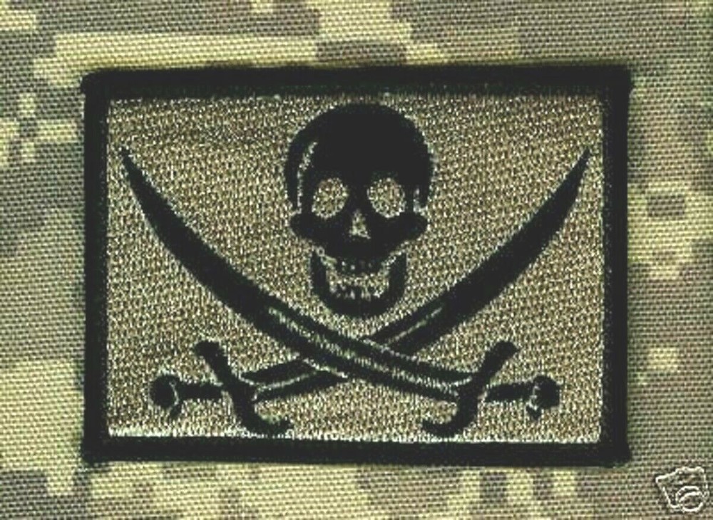 WAR on TERROR ARMED FORCES SANDBOX DEPLOYMENT vêlkrö PATCH: Calico Rackham Jack