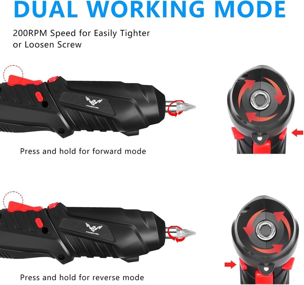 Multi-Functional Cordless 28-in-1 Screwdriver Set with Enhanced Durability