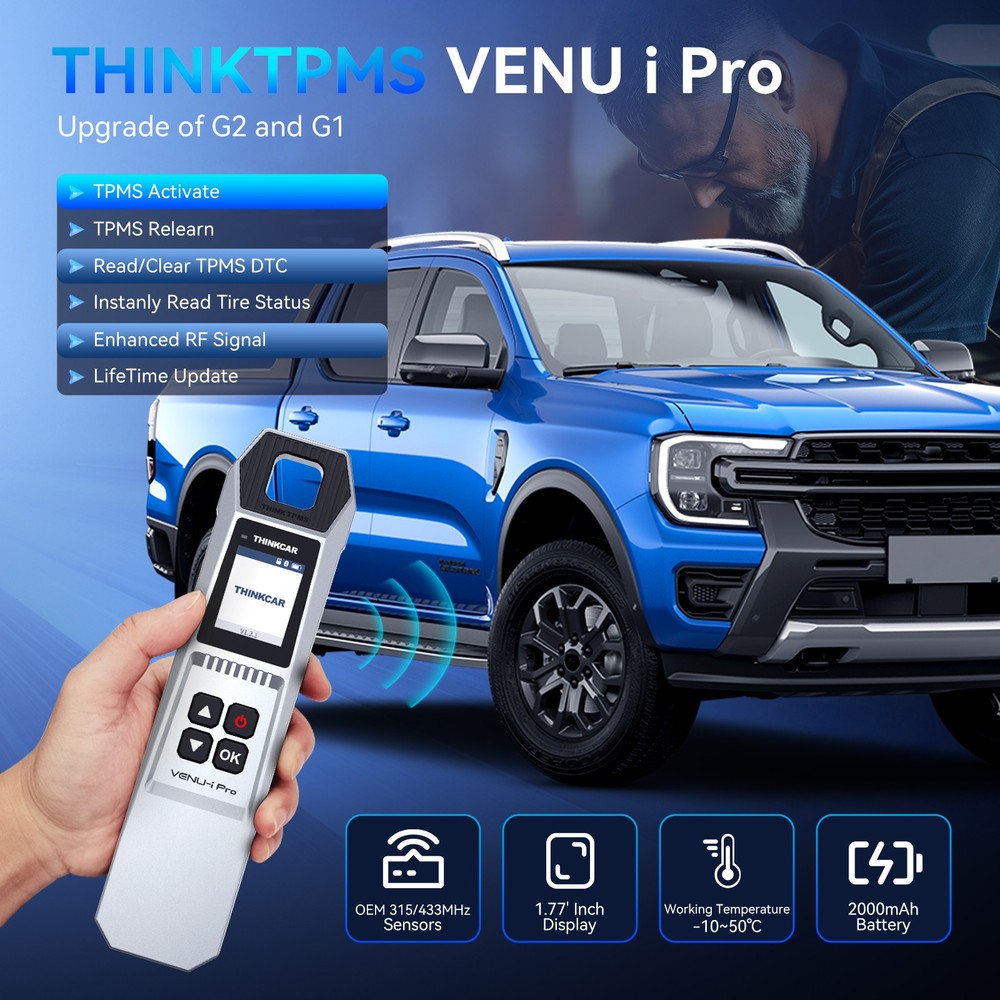 VENU Ipro & VENU5 Tire Pressure Sensor programming THINKCAR TPMS Tool Set NEW