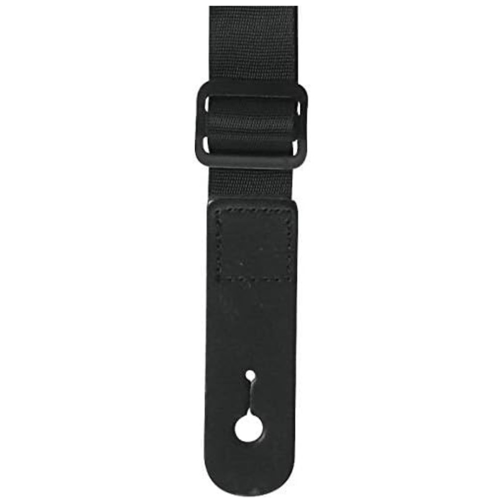 Ibanez GSF50BK PowerPad Adjustable Polyester Guitar Strap With Leather ends