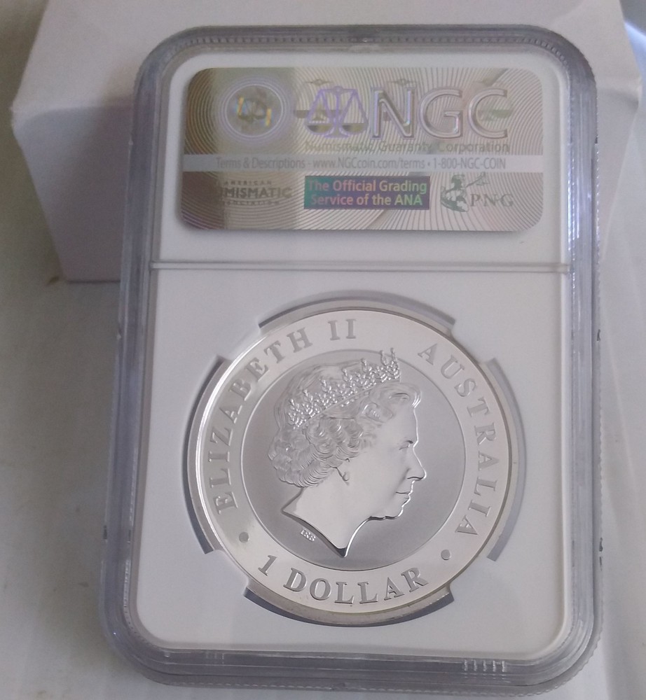 2016 $1 Australia Wedge Tailed Eagle1oz Silver Coin NGC MS69