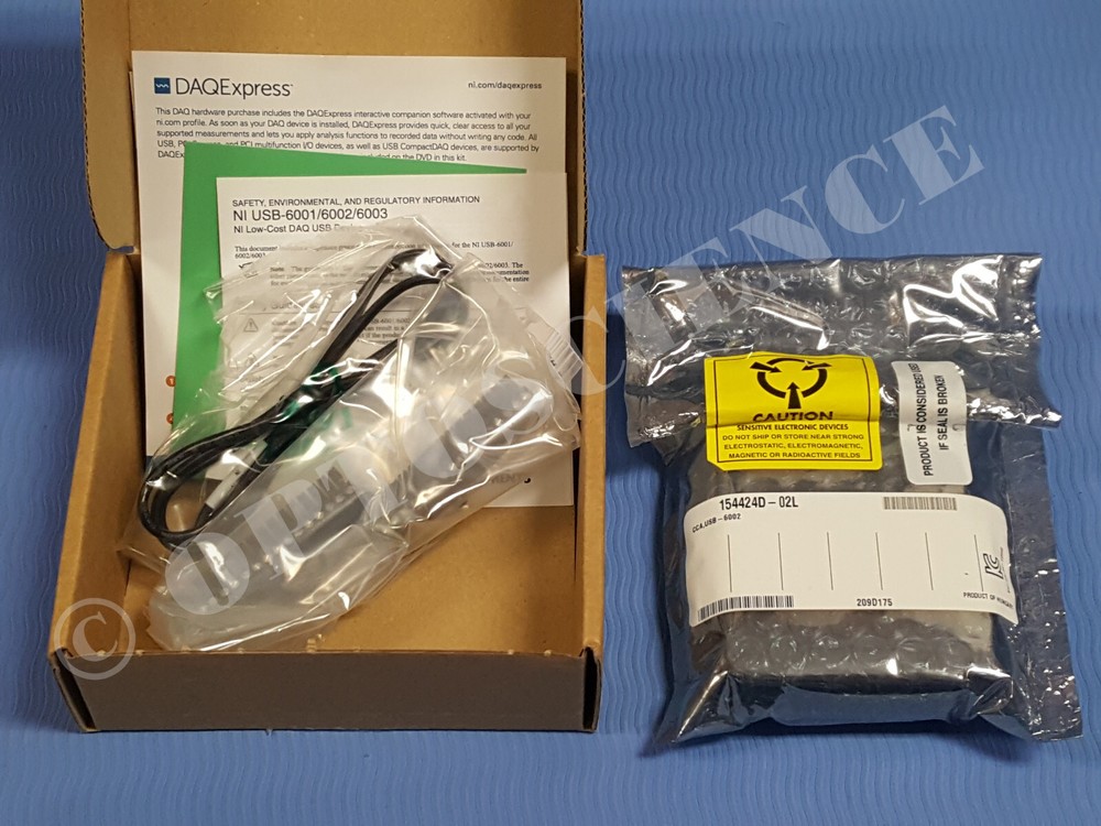 NEW - National Instruments NI USB-6002 Data Acquisition Device, Multifunction
