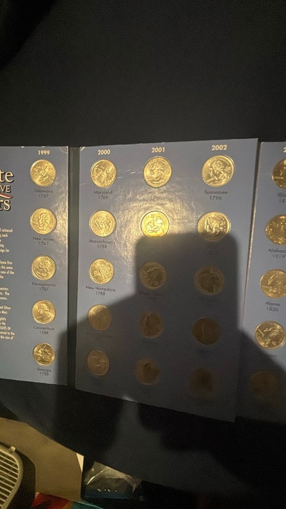 50 State Commemorative Quarters Collection Folder Set
