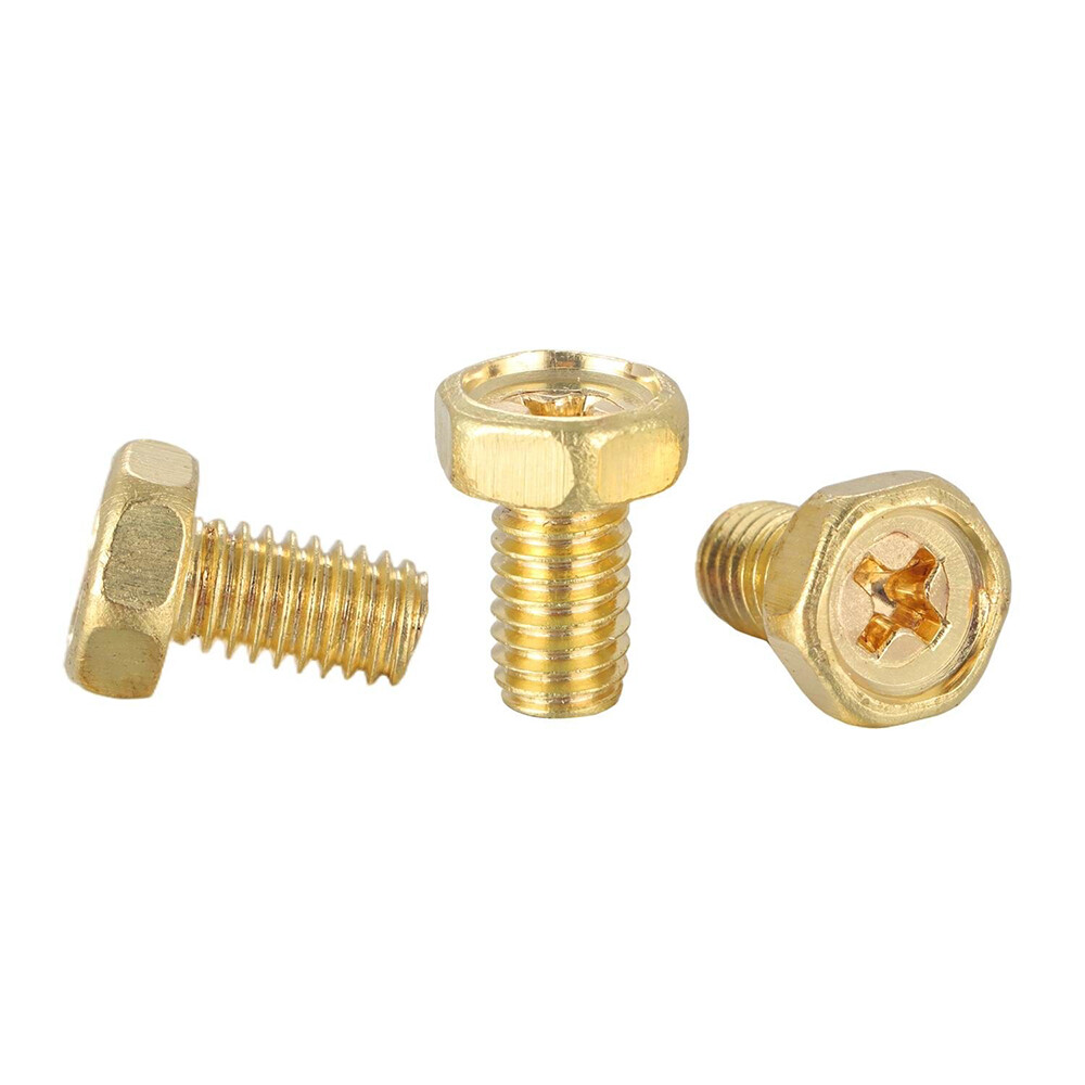 M5 M6 Brass philips recessed socket head screws Cross hexagonal head cavity bolt