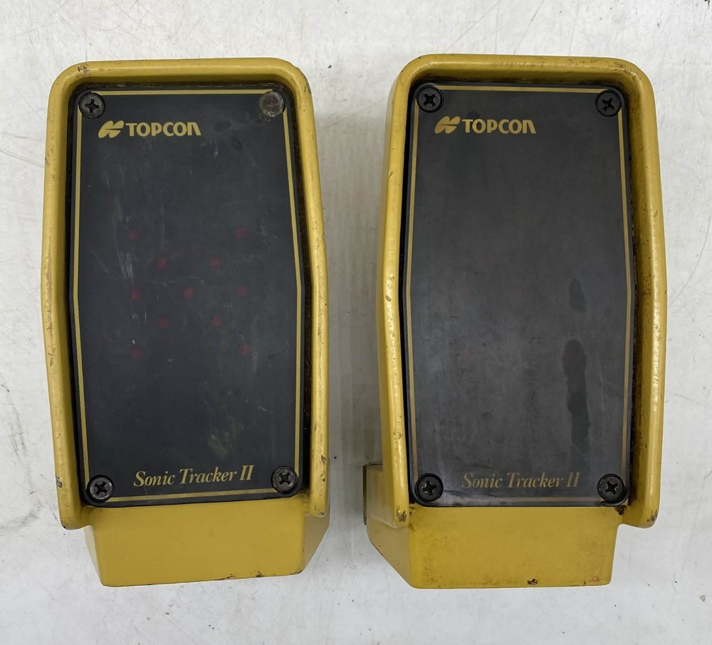 TOPCON SYSTEM FOUR 9254 Control Boxes, SONIC TRACKER II 9142 w/ Case ST2, 4