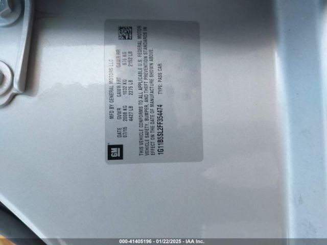 MALIBU 2015 Transmission Shift 689602