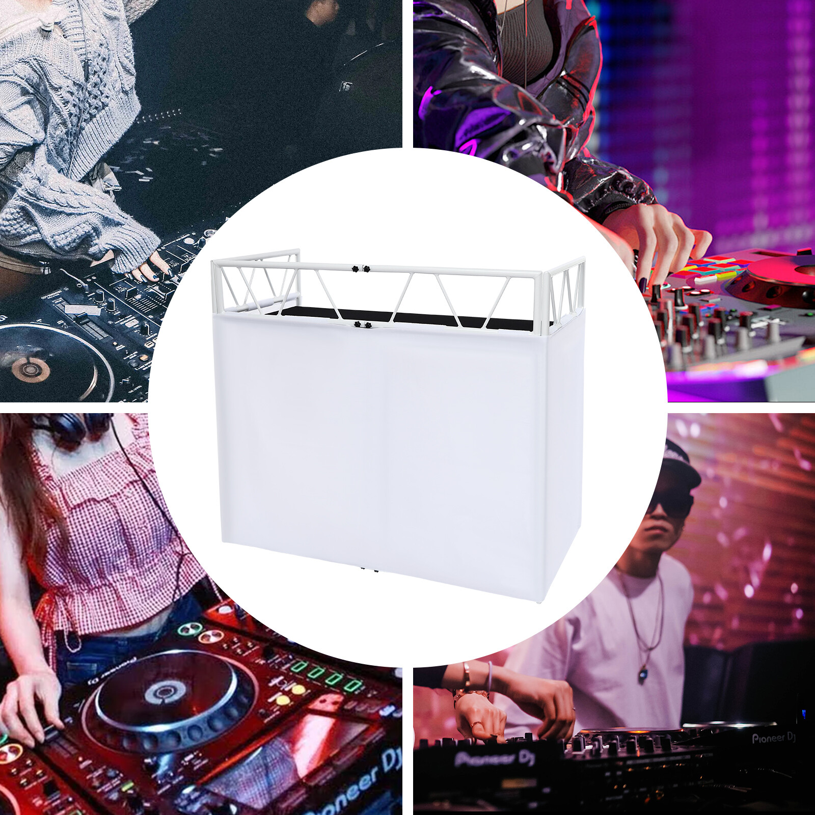 Aluminum Visualizer Standing DJ Table, DJ Controller Stand, DJ Table Station