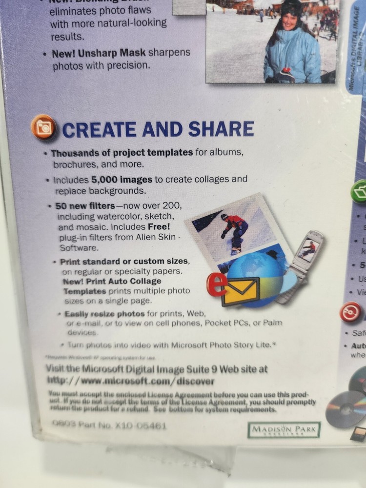 Microsoft Digital Image Pro 9 Suite for Windows XP, 2000, ME, 98 ~ SEALED