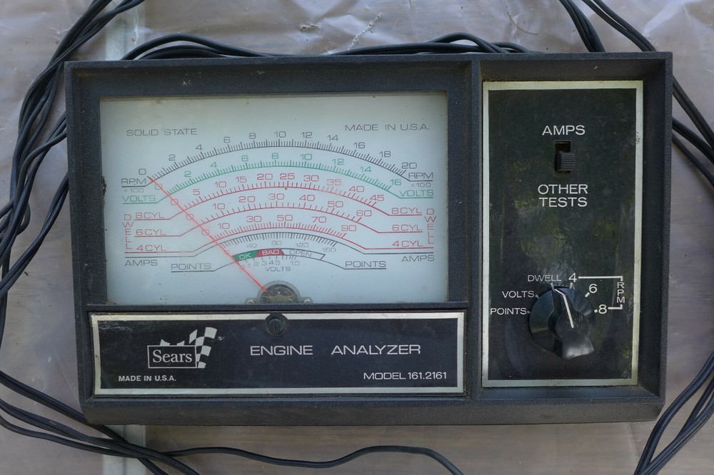 SEARS ENGINE ANALYZER Model 161-2161 w/ Ignition Starter Tester