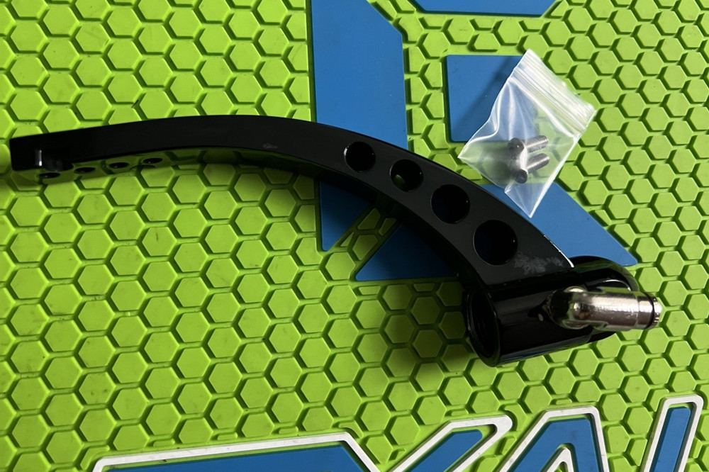 UNIVERSAL DROP FORWARD + ON/ OFF DOVETAIL ASA + MACROLINE FITTING - GLOSS BLACK