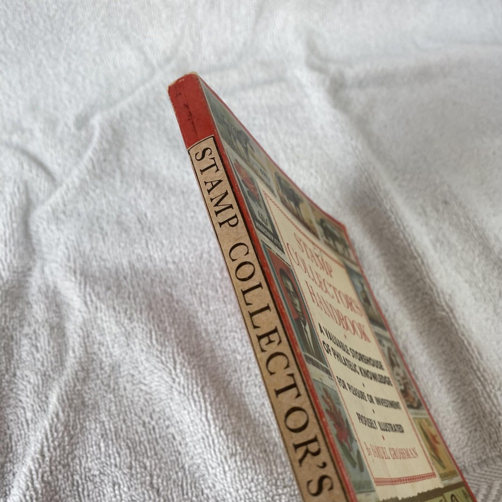 Vintage 1973 Stamp Collector's Handbook Samuel Grossman Philately Book Guide