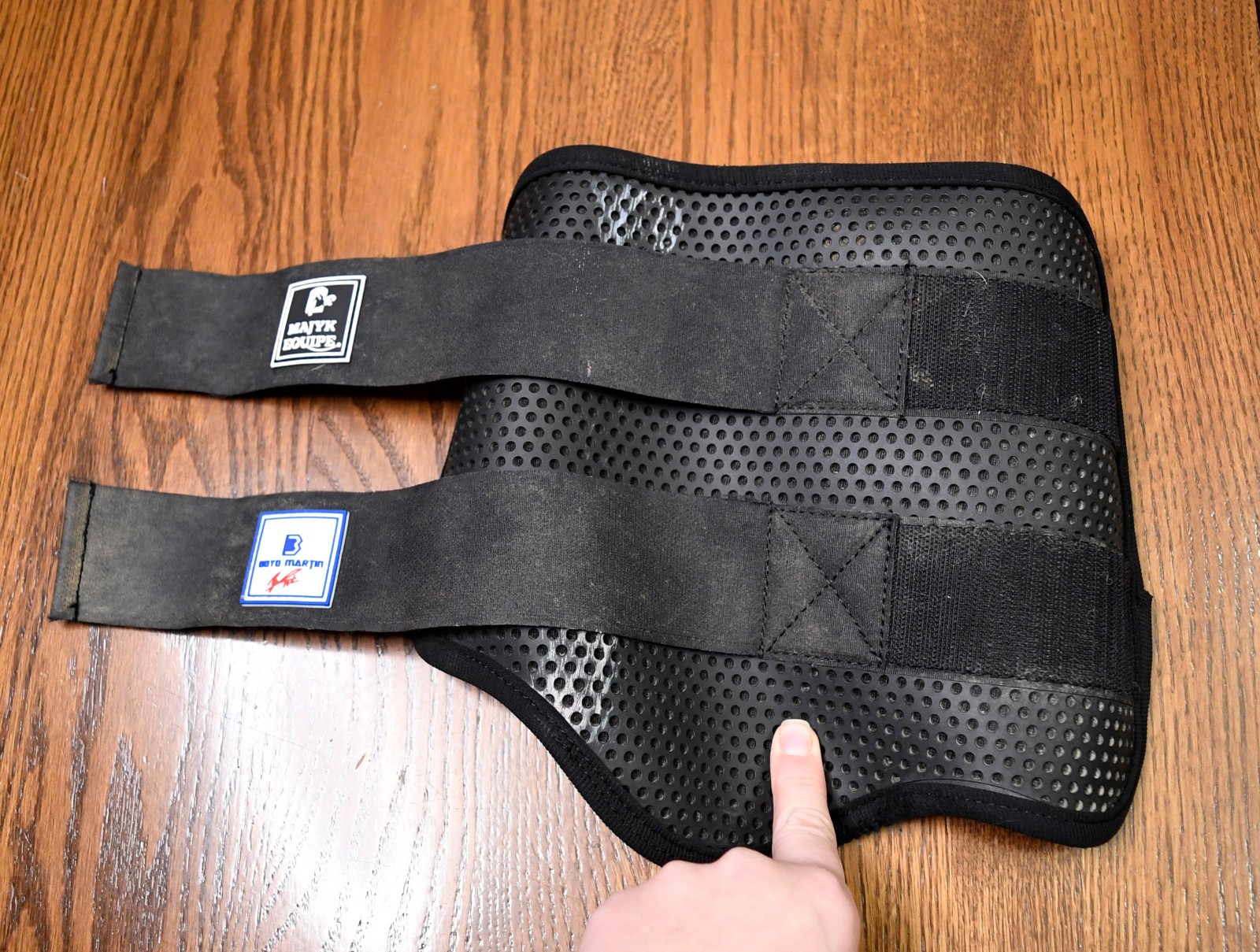 Majyk, XC boots fronts hinds black, Medium cross country eventing Boyd Martin b