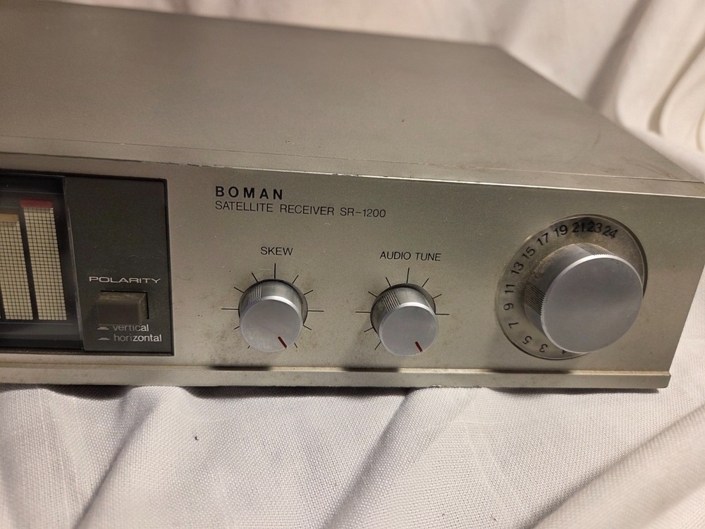 Boman Vintage Satellite Receiver SR-1200 TESTED