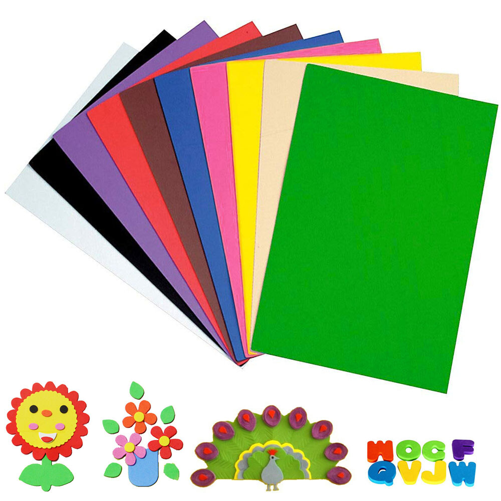 5 Sheets A4 & 2mm Foam Sheets, EVA for Crafts, DIY, Artistry