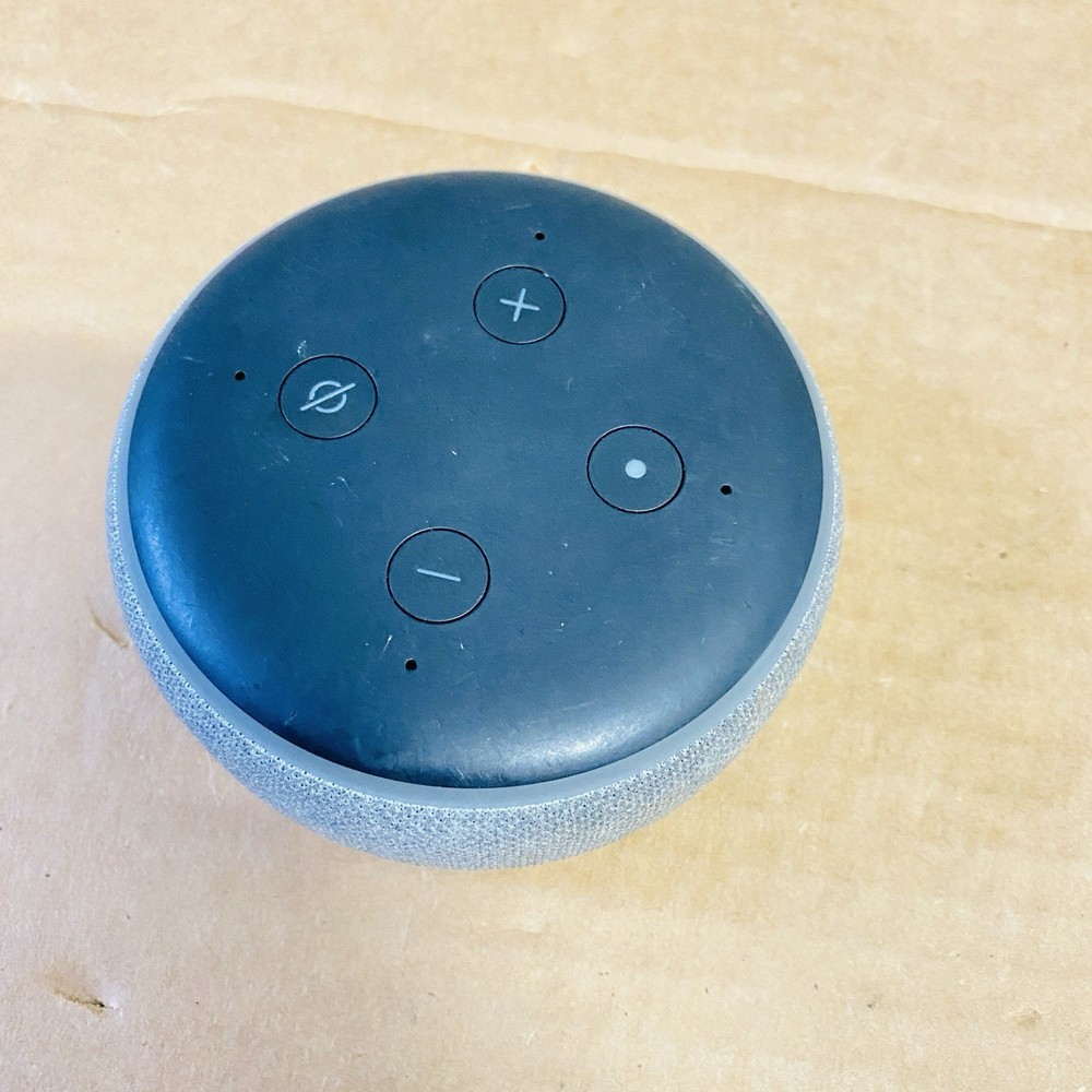 Amazon 3rd Gen Echo Dot Home Smart Speaker D9N29T Charcoal Gray With Adapter