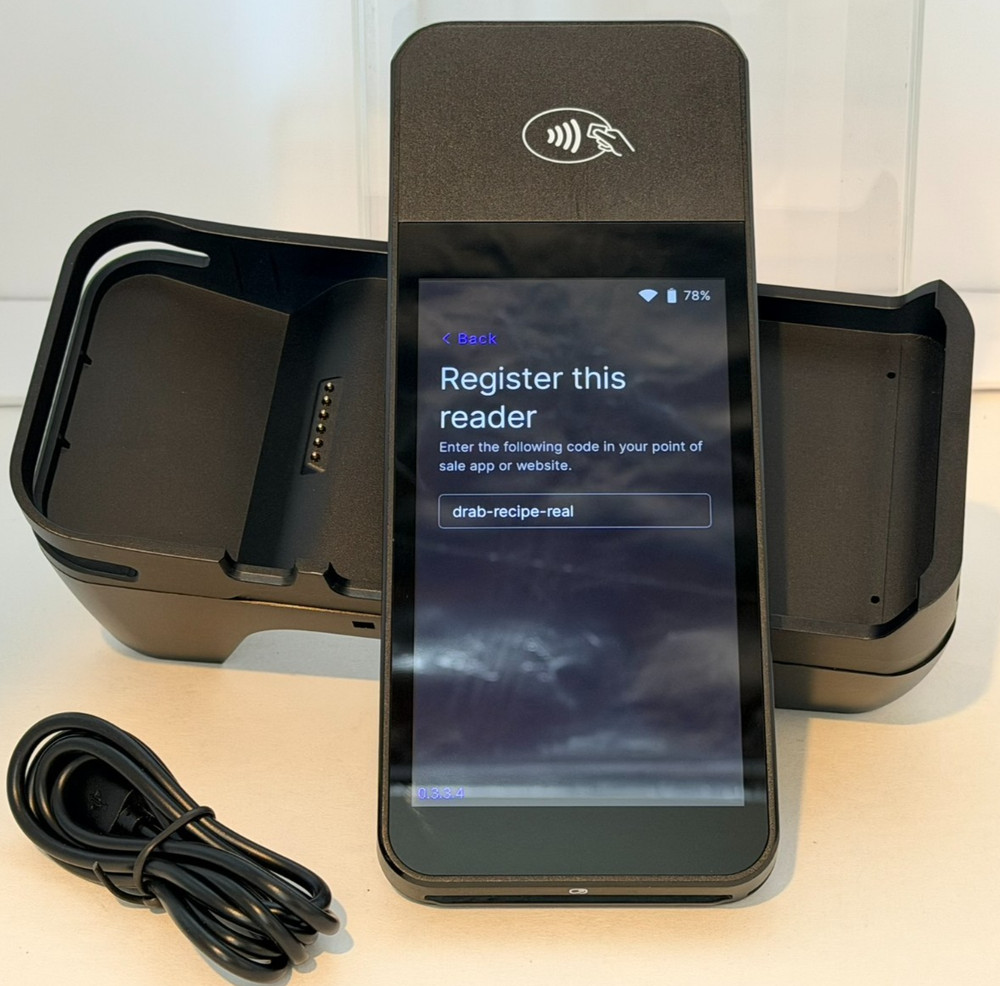 BBPOS WisePOS E Stripe Terminal WSC51 w/ Card Reader, Dock & USB Charging Cable