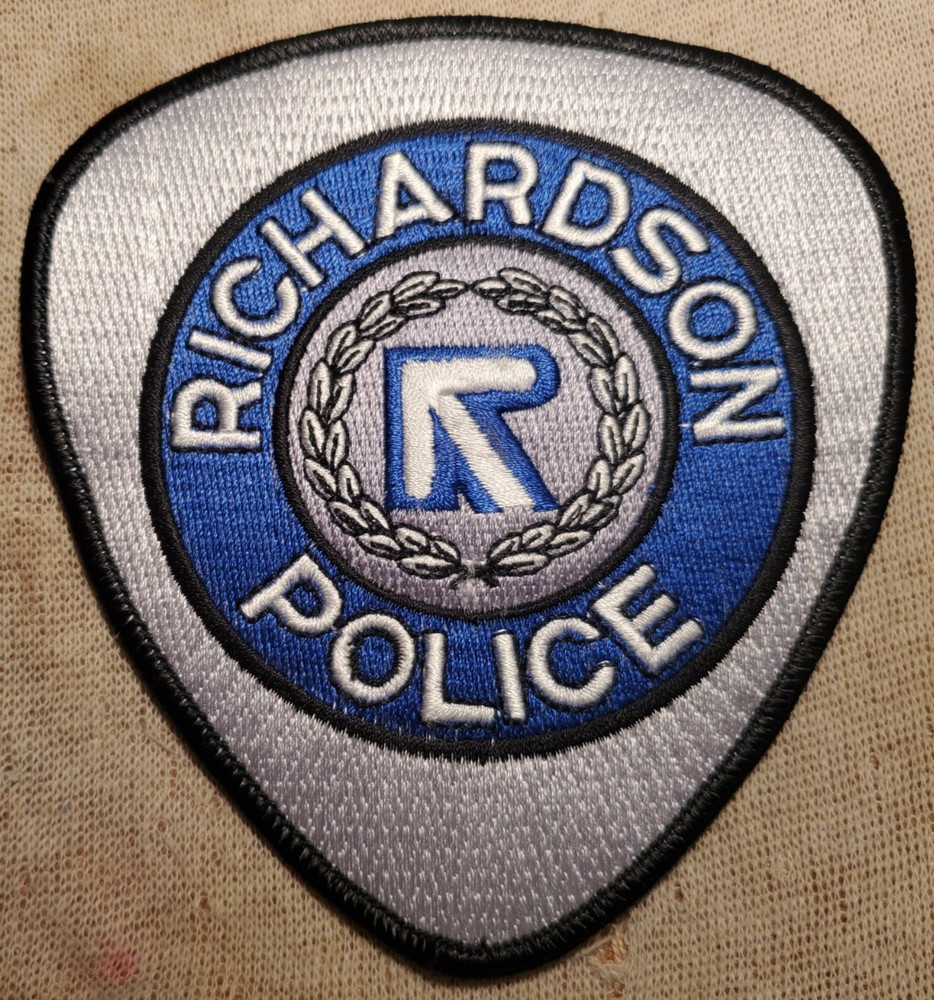 TX Richardson Texas Police Shoulder Patch