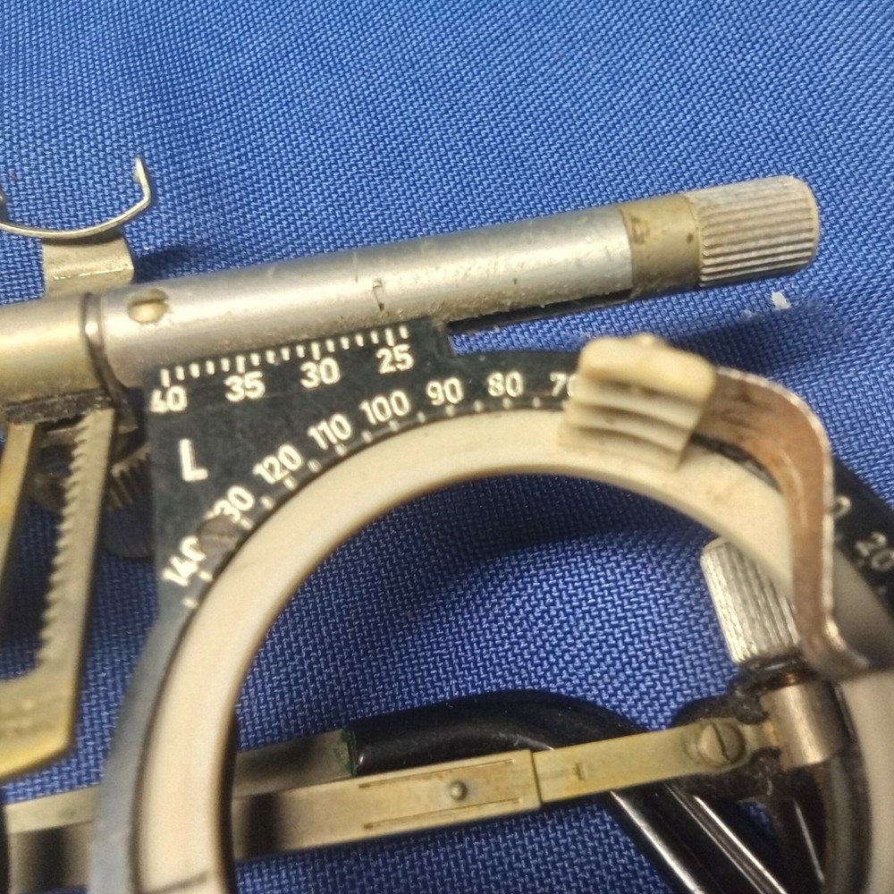 Vintage German Optometric Trial Frame–Universal Messbrille–Adjustable Axis & PD