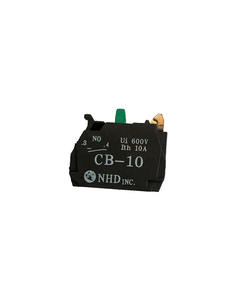 NHD Push Button Contactor Block 1a CB-10