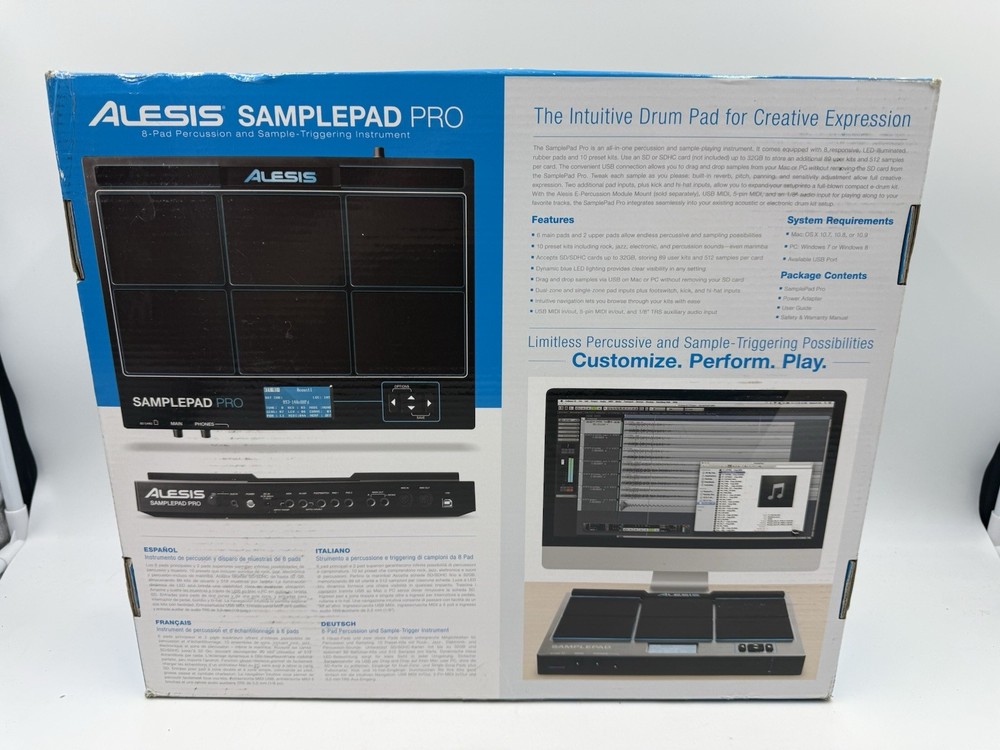 Alesis Sample Pad Pro 8-Pad Percussion and Sample Triggering Instrument
