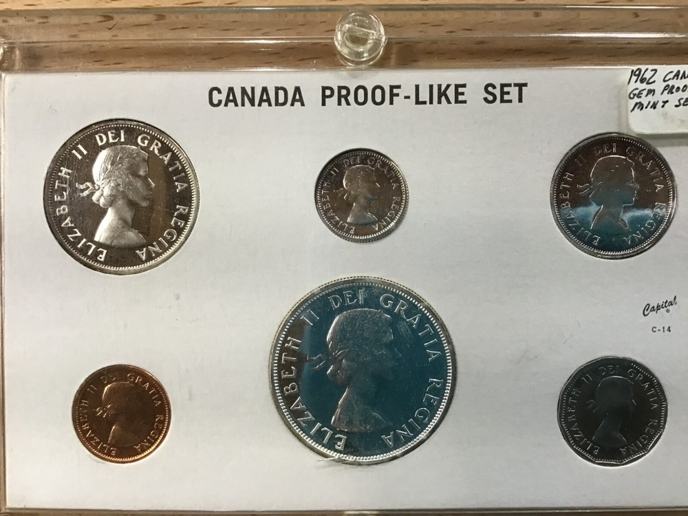 1962 Canada Silver Gem Proof-Like Set in Capital Holder E0936
