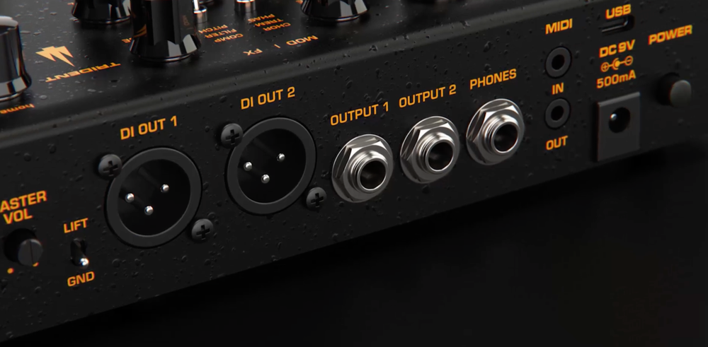 NuX Trident NME-5 Guitar Amp Modeler + Effects Processor Pedal. New!