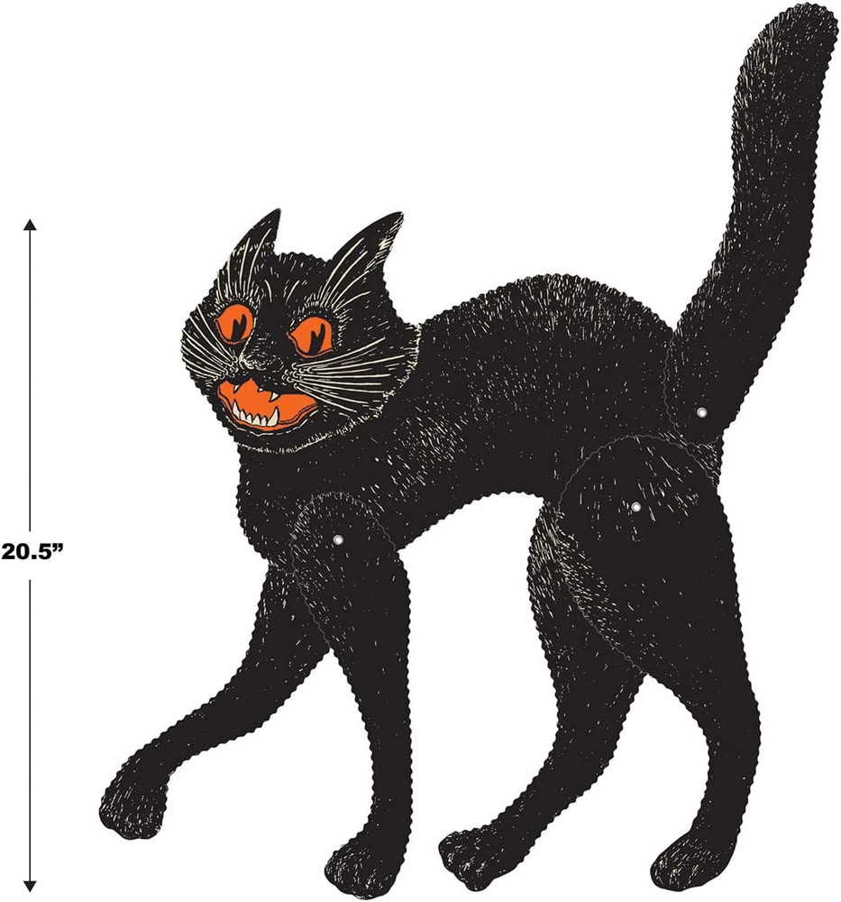 Jointed Scratch Cat - Black