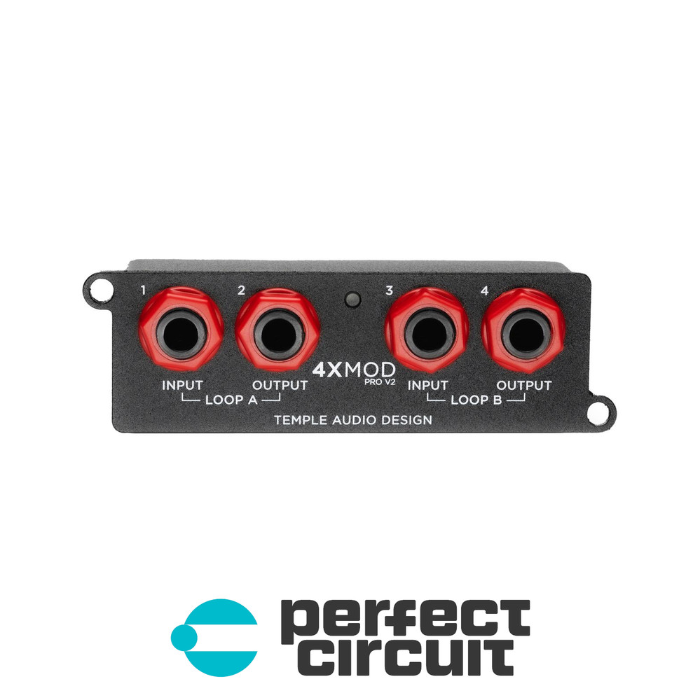 Temple Audio Design 4X MOD Pro Buffer Module V2 EFFECTS DEMO PERFECT CIRCUIT