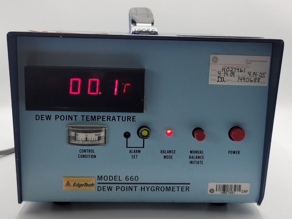 EdgeTech (EG&G) Model 660 Dew Point Hygrometer