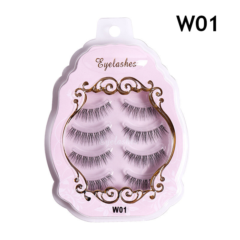 Light Curly Natural False Eyelashes Soft Wispy Eyelash Extension Makeup Tools \