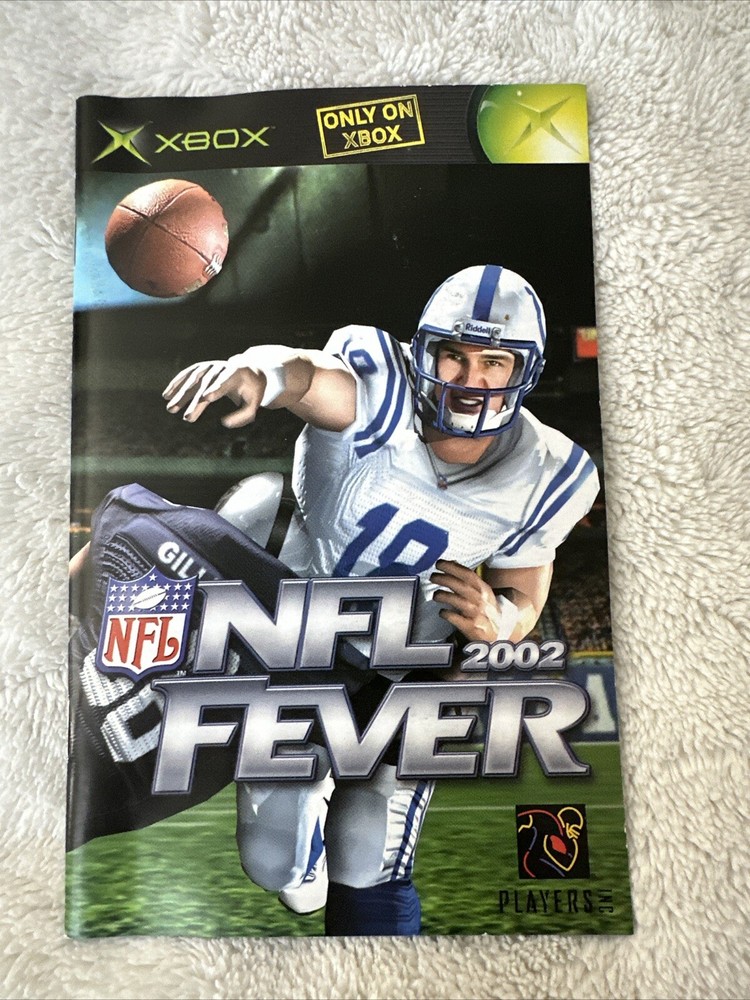 XBOX Manual Only NFL Fever 2002