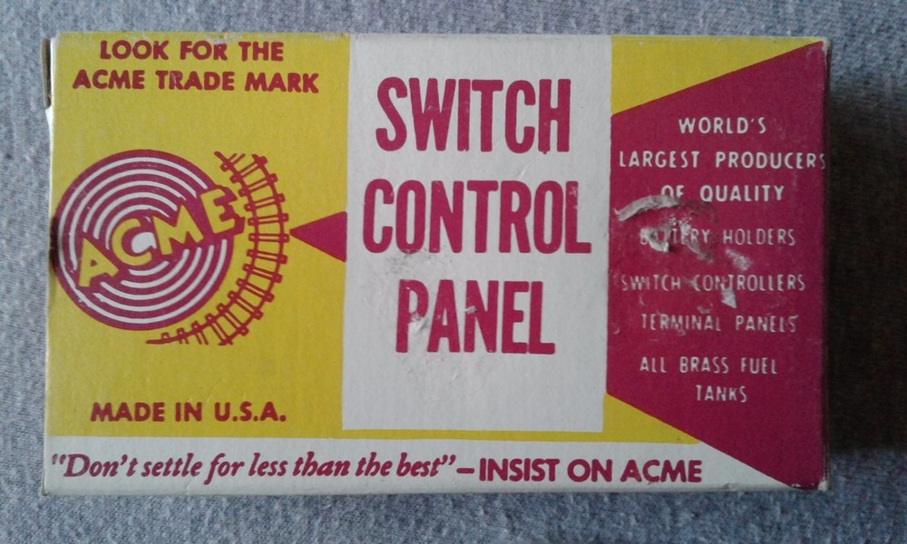 ACME Switch Control Panel #444 ~ TS