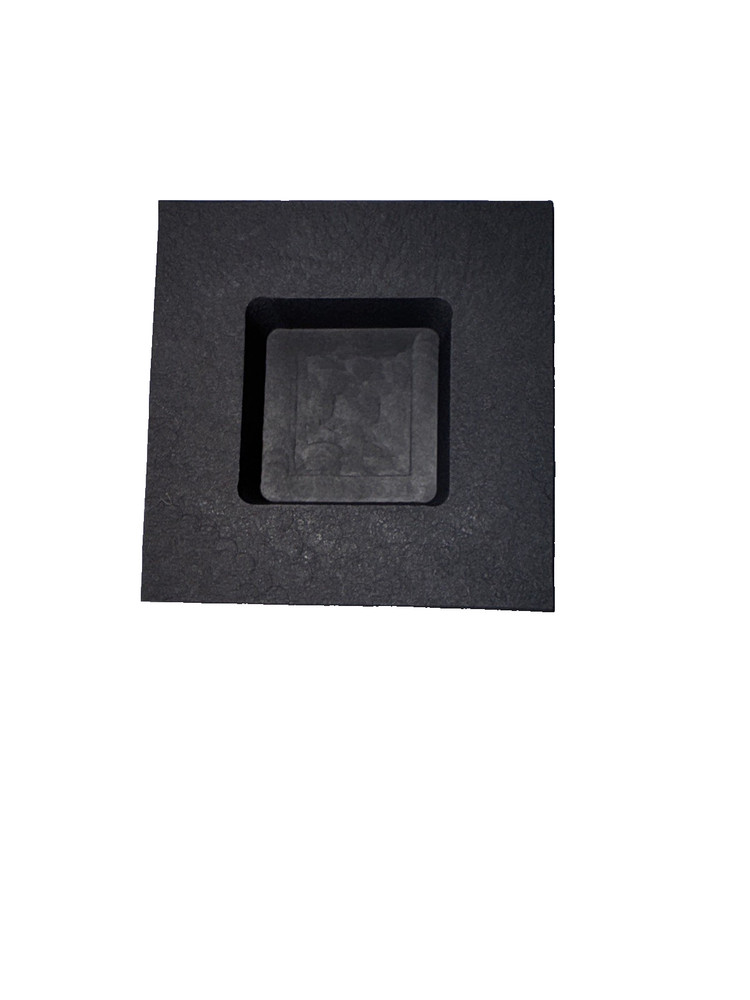 Graphite Ingot Mold For Casting 2 oz Gold Square
