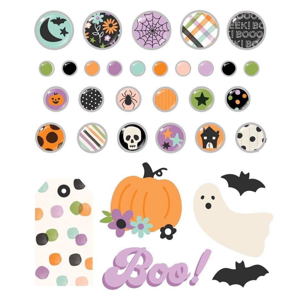 Simple Stories Decorative Brads Spooky Things